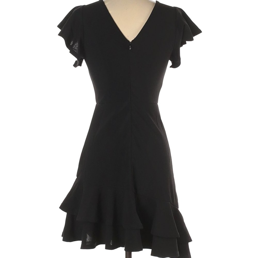 Black Ruffle Dress - Picture 2 of 2